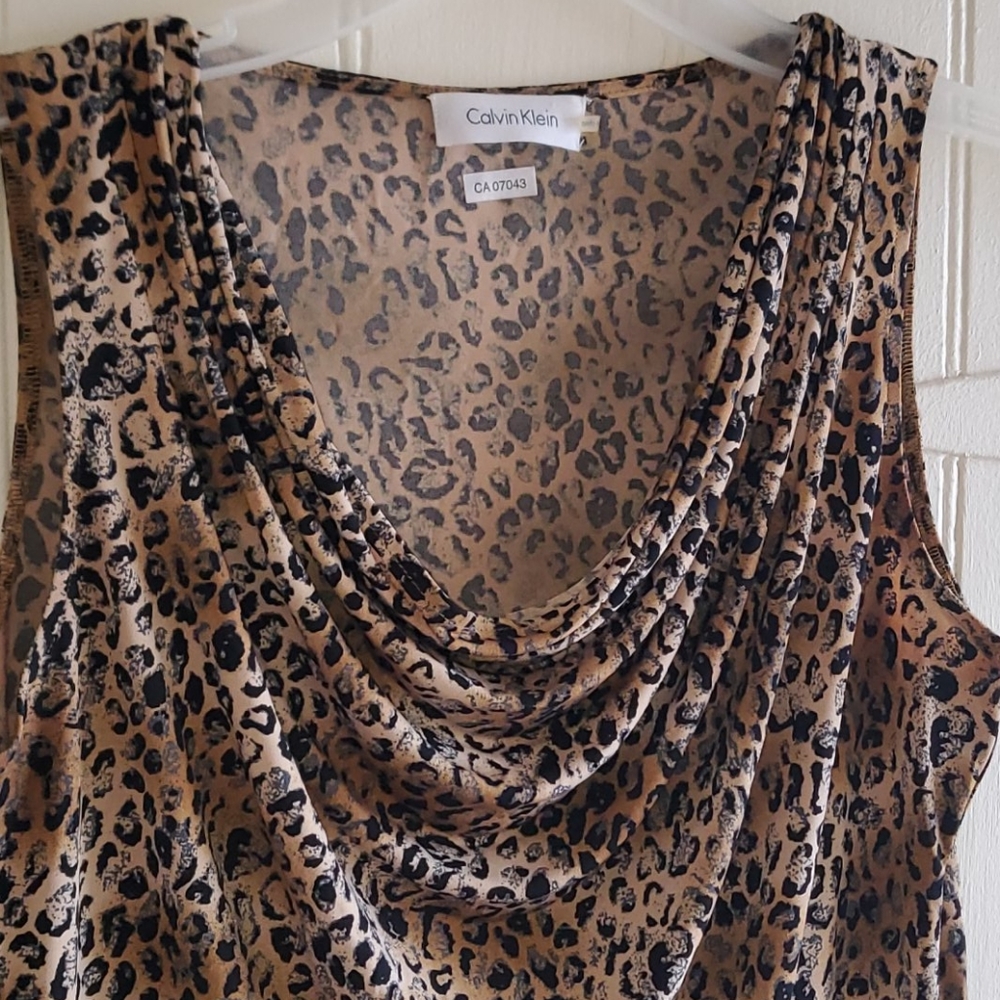 Calvin Klein Leopard π Tank - Picture 2 of 3